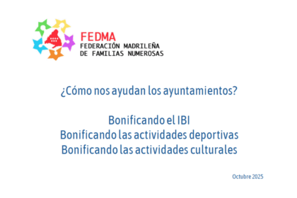 Imagen estudio datos aytos 2025 comparativa ayudas familias numerosas