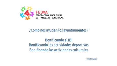 Imagen estudio datos aytos 2025 comparativa ayudas familias numerosas