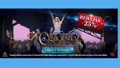 Cenicienta 25% descuento Enero 2026