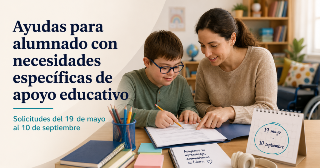 Abierto el plazo para solicitar las ayudas para alumnado con ...