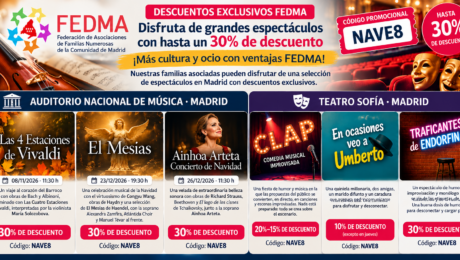 Descuentos FEDMA para grandes espectáculos