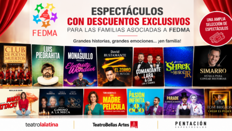 Espectáculos familiares con descuentos FEDMA